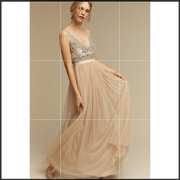 bhldn Dresses & Skirts - BHLDN Needle & Thread Brisa Gown